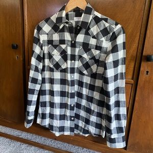 Untuckit Plaid Flannel Shirt